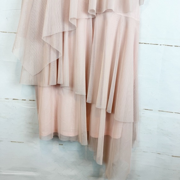 BCBGMaxAzria | Blush Pink Madison Tulle dress, S - Picture 6 of 10